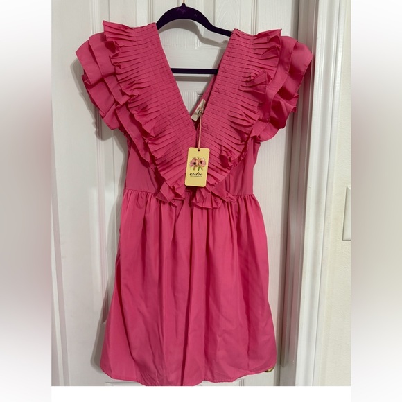 Pink Ruffle Dress! - Picture 2 of 2